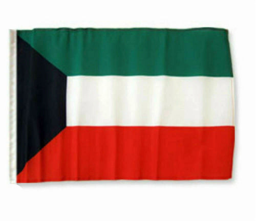 12X18 12"X18" Kuwait Sleeve Flag Boat Car Garden 100D