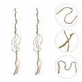 2 Pcs Hanging Basket Net Bag Decorative Pot Holders Jute Plant Hanger