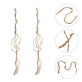 2 Pcs Hanging Basket Net Bag Flower Pot Macrame Hangers Jute Plant