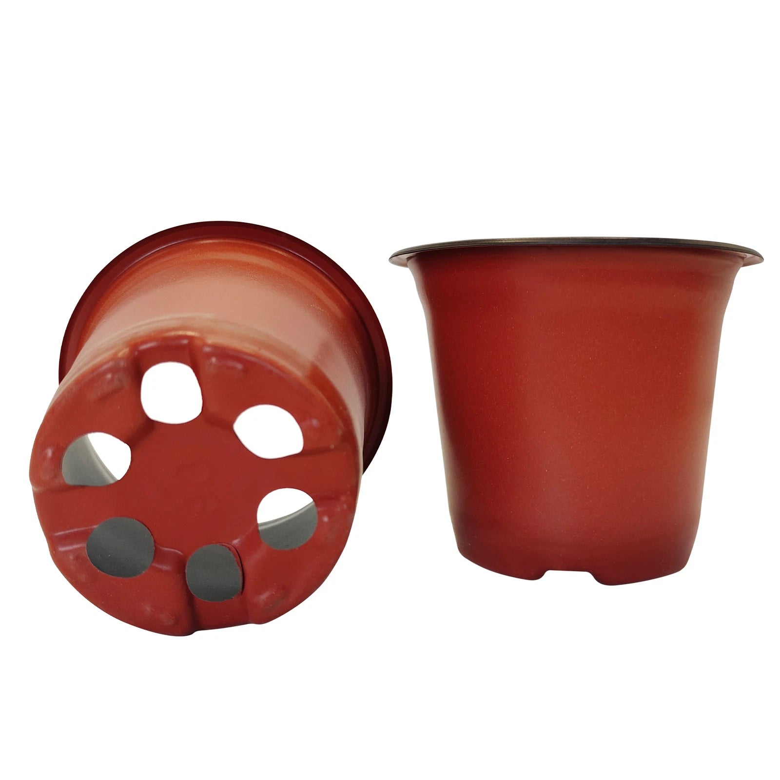 4"X3"X2.5" Plant Pots Tray Garden Nursery Plastic Flower Pot 100 Pcs