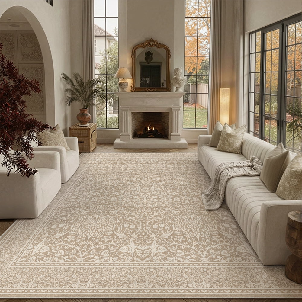 BERTHMEER 2'x6' Washable Runner Rugs for Hallway Bathroom Bedroom Entryway Kitchen Non Slip Vintage Oriental Traditional Distressed Indoor Runner Rugs,Deep Green